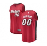 Men's Miami Heat Red Custom Basketball Jersey - Statement Edition