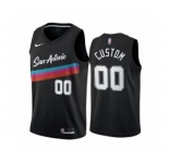 Men's San Antonio Spurs Active Player Custom Black City Edition Fiesta 2020-21 Stitched Basketball Jersey