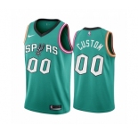San Antonio Spurs Customized 2022-23 Teal City Edition Stitched Basketball Jersey