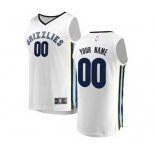 Men's Memphis Grizzlies White Custom Basketball Jersey - Association Edition
