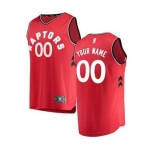 Men's Toronto Raptors Red Custom Basketball Jersey - Icon Edition