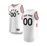 Men's Toronto Raptors White Custom Basketball Jersey - Association Edition