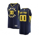 Men's Indiana Pacers Navy Custom Basketball Jersey - Icon Edition