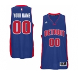 Mens Detroit Pistons Royal Custom Swingman Road Jersey