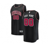 Youth Chicago Bulls Black Custom Basketball Jersey - Statement Edition