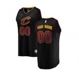 Youth Cleveland Cavaliers Black Custom Basketball Jersey - Statement Edition