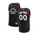 Youth Toronto Raptors Black Custom Basketball Jersey - Statement Edition