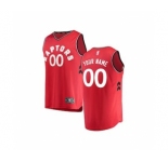 Youth Toronto Raptors Red Custom Basketball Jersey - Icon Edition