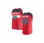 Youth Washington Wizards Red Custom Basketball Jersey - Icon Edition