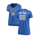 Women's Dallas Mavericks Royal Custom Basketball Jersey - Icon Edition
