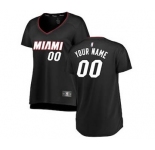 Women's Miami Heat Wine Custom Basketball Jersey