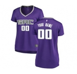 Women's Sacramento Kings Purple Custom Basketball Jersey - Icon Edition