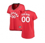 Women's Toronto Raptors Red Custom Basketball Jersey - Icon Edition
