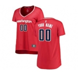 Women's Washington Wizards Red Custom Basketball Jersey - Icon Edition