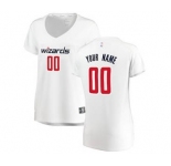 Women's Washington Wizards White Custom Basketball Jersey - Association Edition