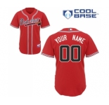 Atlanta Braves Personalized custom Red Jersey