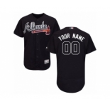 Men's Majestic Atlanta Braves Customized Blue Flexbase Authentic Collection MLB Jersey