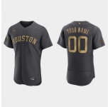 Men Custom Houston Astros 2022 Mlb All Star Game Authentic Charcoal Jersey
