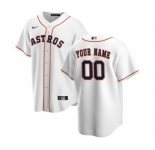 Men's Houston Astros Home 2020 Baseball Custom Cool Base Jersey - White