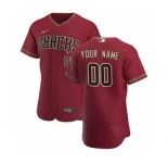 Men's Arizona Diamondbacks 2020 Alternate Custom Flexbase Jersey - Red