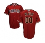 Men's Arizona Diamondbacks Customized Sedona Red Black Cool Base Custom Baseball Baseball Jersey