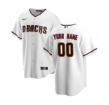 Men's Arizona Diamondbacks Home 2020 Baseball Custom Cool Base Jersey - White