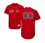 Men's Boston Red Sox Customized Alternate Scarlet Flex Base Custom Baseball Baseball Jersey
