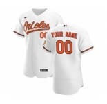 Men's Baltimore Orioles 2020 Home Custom Flexbase Jersey - White