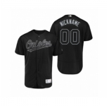 Men's Baltimore Orioles Custom Black 2019 Players Weekend Nickname Authentic Jersey
