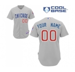 Chicago Cubs Personalized custom Grey Jersey