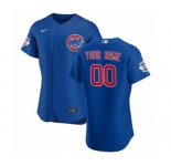 Men's Chicago Cubs Custom Royal Alternate 2020 Authentic Player Baseball Jersey