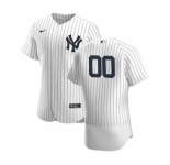 Men's New York Yankees 2020 Home Custom Flexbase Jersey - White