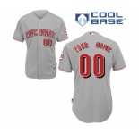 Cincinnati Reds Personalized custom Grey Jersey