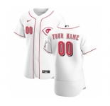 Men's Cincinnati Reds Custom White Home 2020 Authentic Player Baseball Jersey
