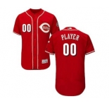 Men's Cincinnati Reds Customized Alternate Scarlet Flex Base Custom Baseball Baseball Jersey