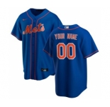 Men's New York Mets Alternate 2020 Baseball Custom Cool Base Jersey - Royal