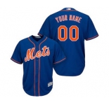Men's New York Mets Customized Royal Cool Base Custom Baseball Baseball Jersey