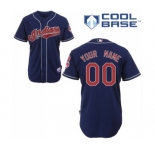 Cleveland Indians Personalized custom Blue Jersey