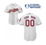 Cleveland Indians Personalized custom White Jersey