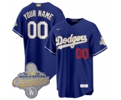 Men's Los Angeles Dodgers ACTIVE PLAYER Custom Royal 2026 Alternate Gold Collection Stadium Stitched Baseball Jersey