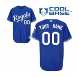 Kansas City Royals Personalized custom Blue Cool Base Jersey