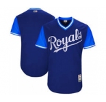 Men's Kansas City Royals Customized Navy 2017 Little League World Series Players Weekend Jersey
