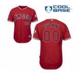 Los Angeles Angels Personalized Custom red Baseball Jersey