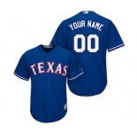 Men's Texas Rangers Customized Royal Cool Base Custom Baseball Baseball Jersey
