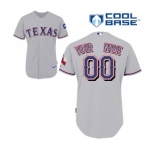 Texas Rangers Personalized Custom grey Baseball Jersey