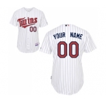 Minnesota Twins Personalized custom white strip Jersey