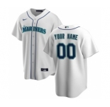 Men's Seattle Mariners Home 2020 Baseball Custom Cool Base Jersey - White
