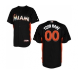 Miami Marlins Personalized custom black Jersey