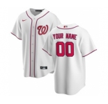 Men's Washington Nationals Home 2020 Baseball Custom Cool Base Jersey - White