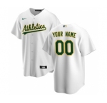 Men's Oakland Athletics Home 2020 Baseball Custom Cool Base Jersey - White